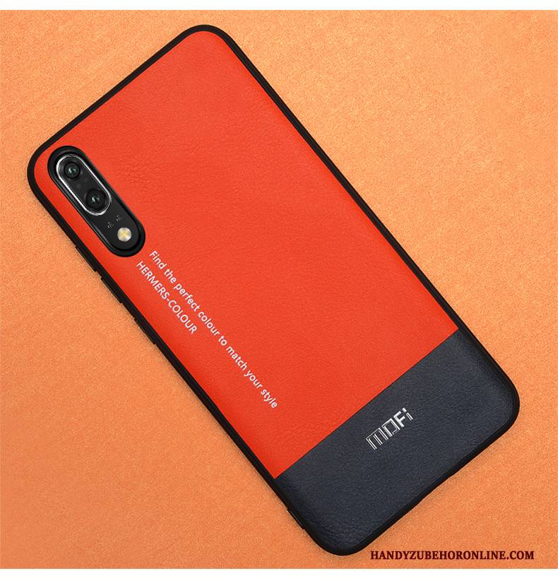 Hülle Huawei P20 Taschen Nubuck Trend, Case Huawei P20 Kreativ High-end Handyhüllen