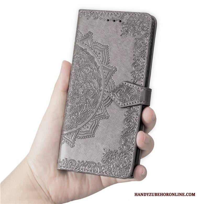 Hülle Huawei P30 Folio Anti-sturz Lila, Case Huawei P30 Taschen Handyhüllen Trend