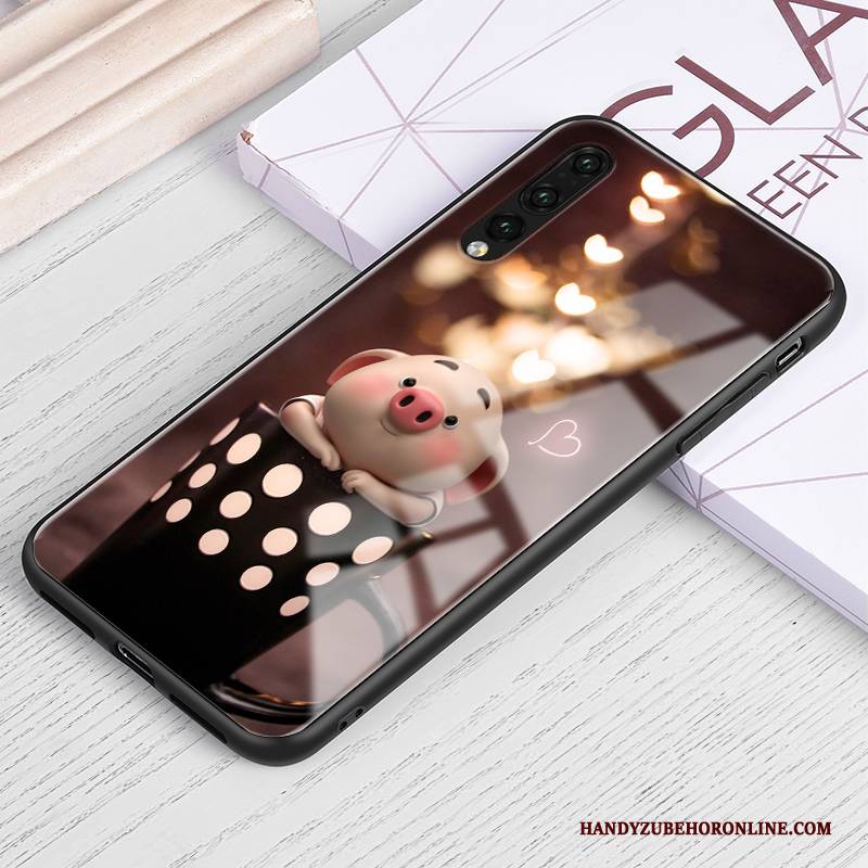 Hülle Huawei P30 Karikatur Neu Einfach, Case Huawei P30 Kreativ Handyhüllen Glas