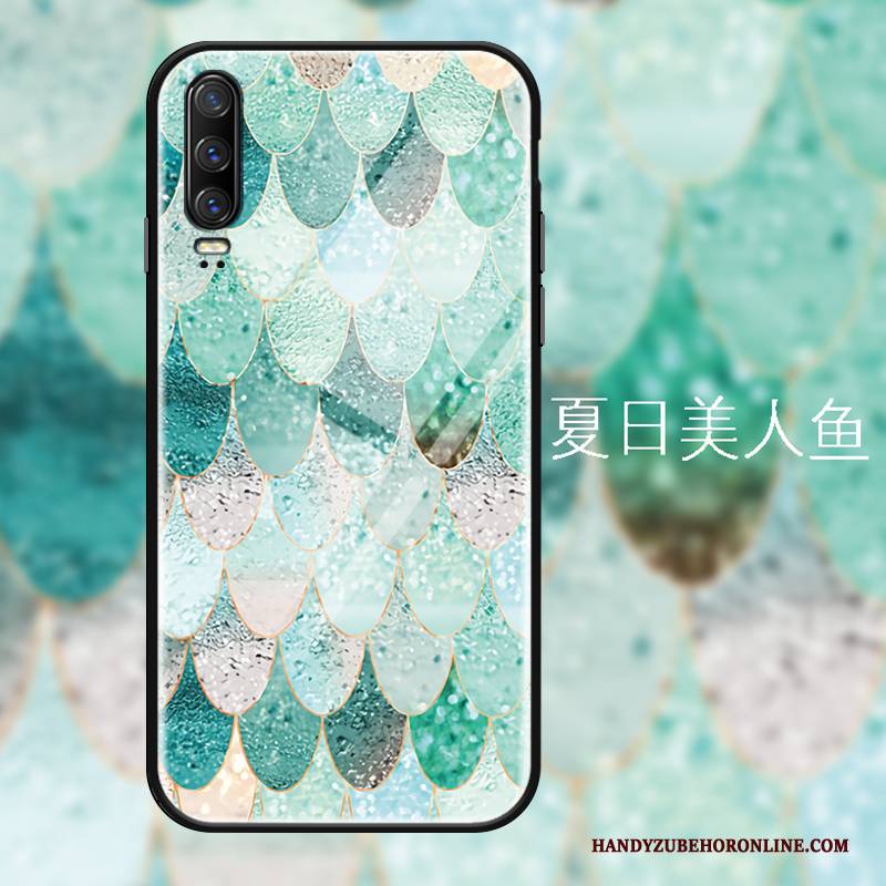 Hülle Huawei P30 Kreativ Anti-sturz Persönlichkeit, Case Huawei P30 Taschen Spiegel Trend