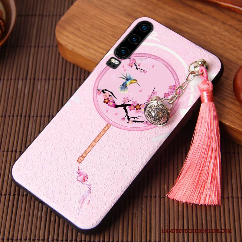 Hülle Huawei P30 Kreativ Chinesische Art Trendmarke, Case Huawei P30 Schutz Wind Handyhüllen