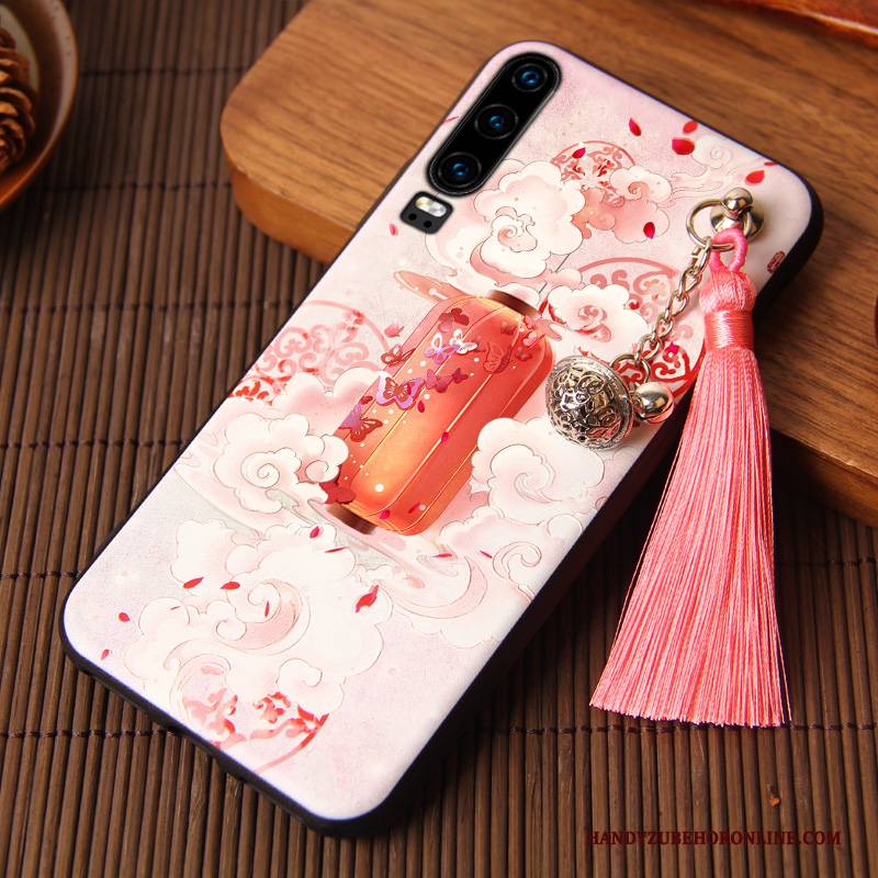 Hülle Huawei P30 Kreativ Chinesische Art Trendmarke, Case Huawei P30 Schutz Wind Handyhüllen