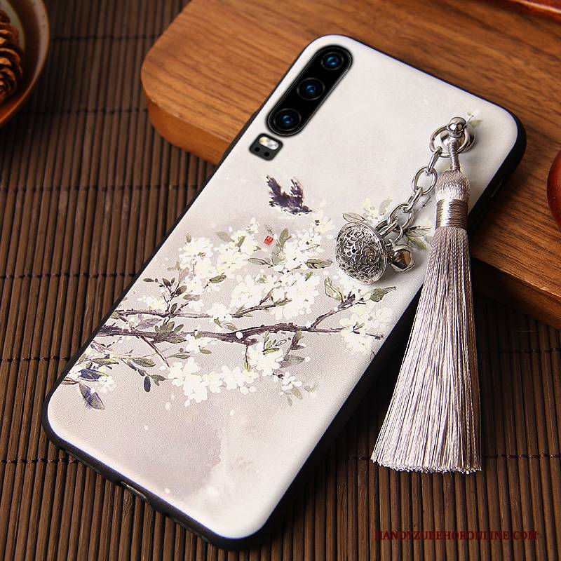 Hülle Huawei P30 Kreativ Chinesische Art Trendmarke, Case Huawei P30 Schutz Wind Handyhüllen