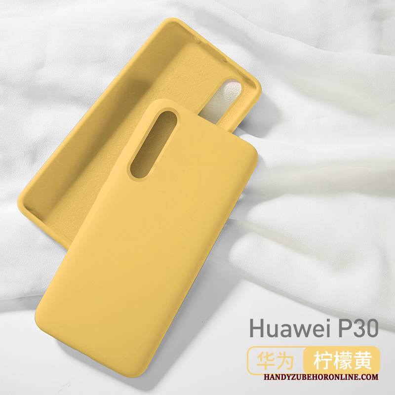 Hülle Huawei P30 Kreativ Handyhüllen Gelb, Case Huawei P30 Weiche Netto Rot Persönlichkeit