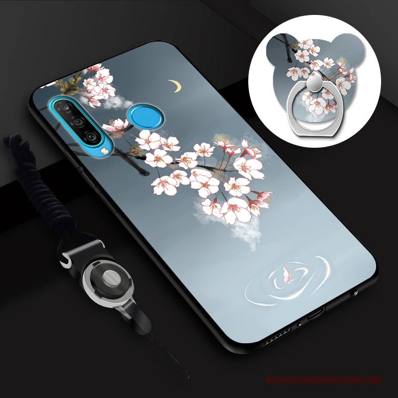 Hülle Huawei P30 Lite Halterung Membran Jugend, Case Huawei P30 Lite Weiche Anti-sturz Rosa