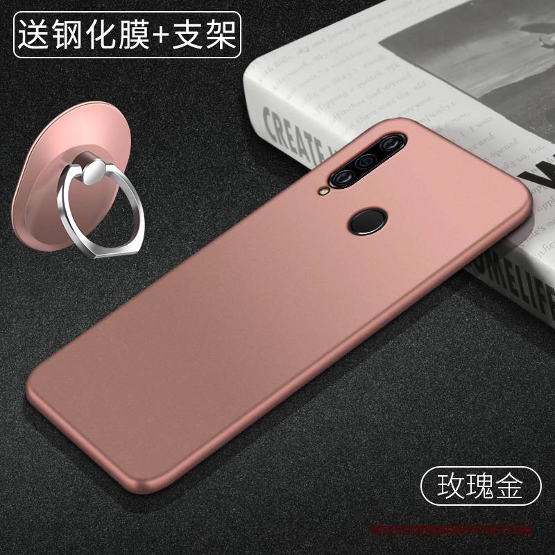 Hülle Huawei P30 Lite Halterung Rot Temperieren, Case Huawei P30 Lite Weiche Handyhüllen Membran