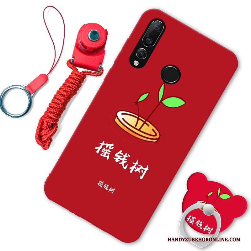 Hülle Huawei P30 Lite Kreativ Handyhüllen Trend, Case Huawei P30 Lite Weiche Rot