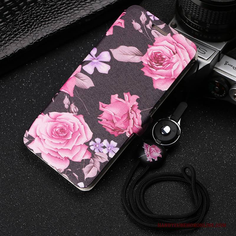 Hülle Huawei P30 Lite Schutz Handyhüllen Hängende Verzierungen, Case Huawei P30 Lite Folio Rosa