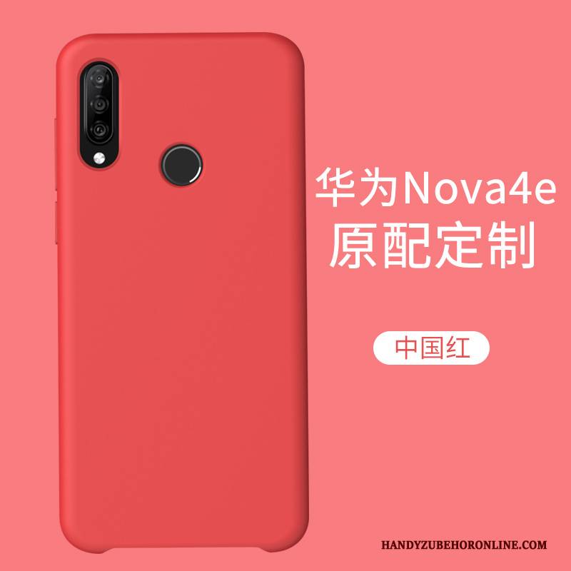 Hülle Huawei P30 Lite Schutz Neu Netto Rot, Case Huawei P30 Lite Weiche Anti-sturz High-end