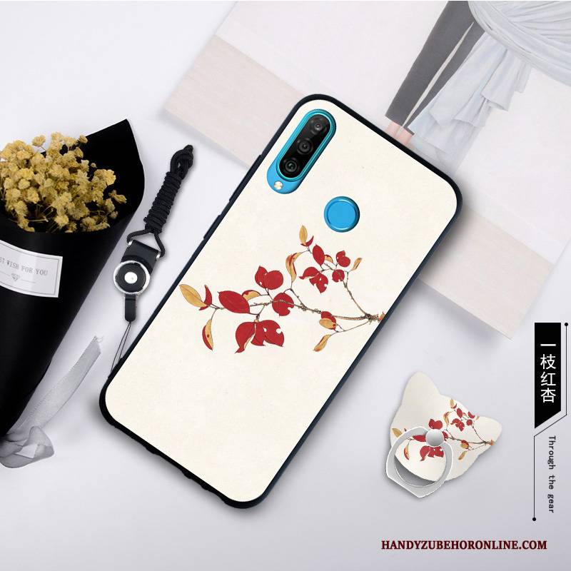 Hülle Huawei P30 Lite Weiche Grau Trend, Case Huawei P30 Lite Kreativ Handyhüllen Anti-sturz