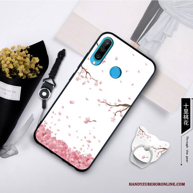 Hülle Huawei P30 Lite Weiche Grau Trend, Case Huawei P30 Lite Kreativ Handyhüllen Anti-sturz