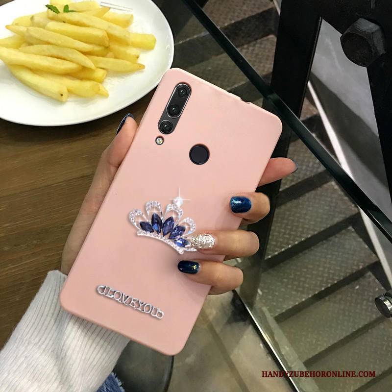 Hülle Huawei P30 Lite Weiche Rosa Anti-sturz, Case Huawei P30 Lite Schutz Handyhüllen Nubuck