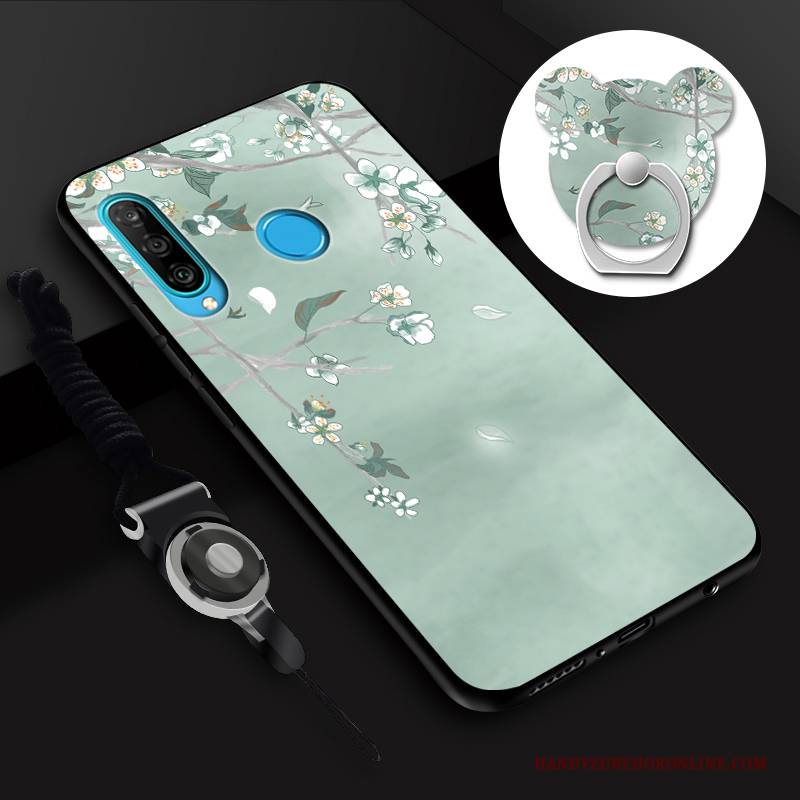 Hülle Huawei P30 Lite Weiche Temperieren Weiß, Case Huawei P30 Lite Membran Handyhüllen