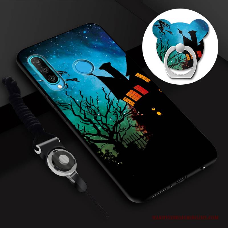 Hülle Huawei P30 Lite Weiche Temperieren Weiß, Case Huawei P30 Lite Membran Handyhüllen