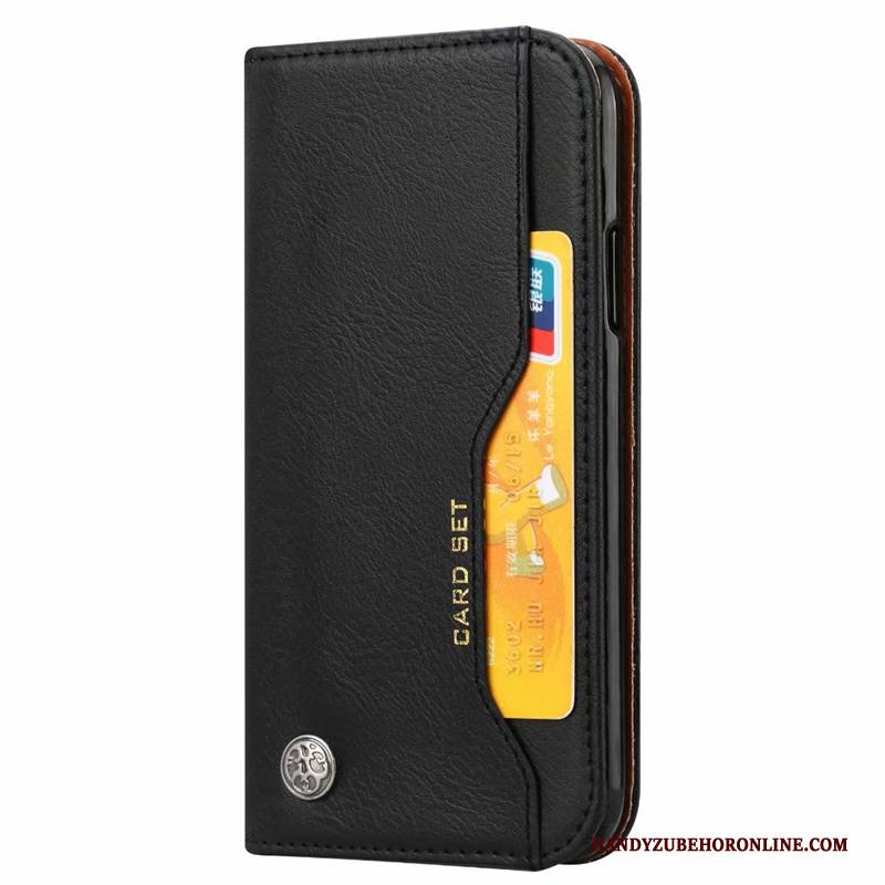 Hülle Huawei P30 Pro Classic Schwarz Magnetismus, Case Huawei P30 Pro Halterung Karte