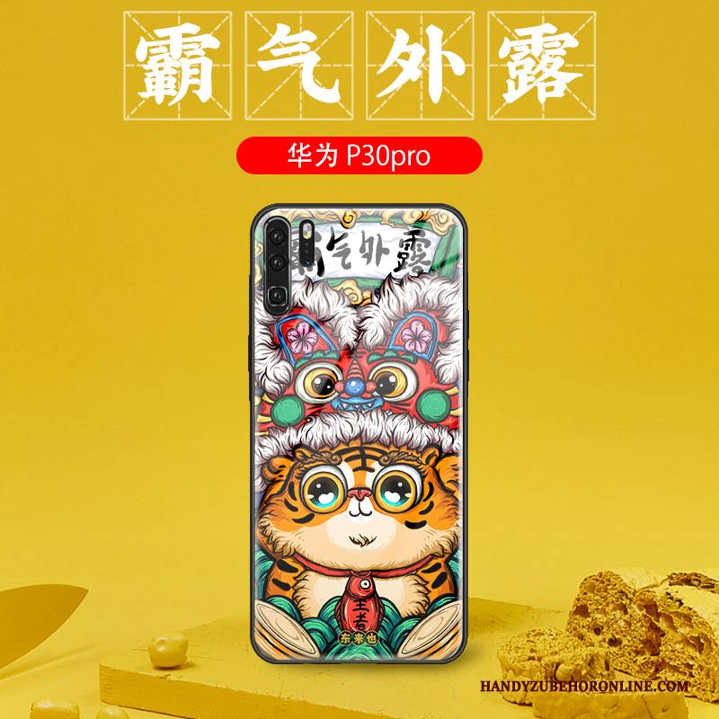 Hülle Huawei P30 Pro Kreativ Handyhüllen Trend, Case Huawei P30 Pro Schutz Persönlichkeit Chinesische Art