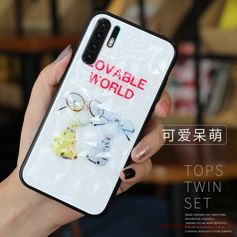 Hülle Huawei P30 Pro Schutz Persönlichkeit Hängende Verzierungen, Case Huawei P30 Pro Weiche Trend Nette