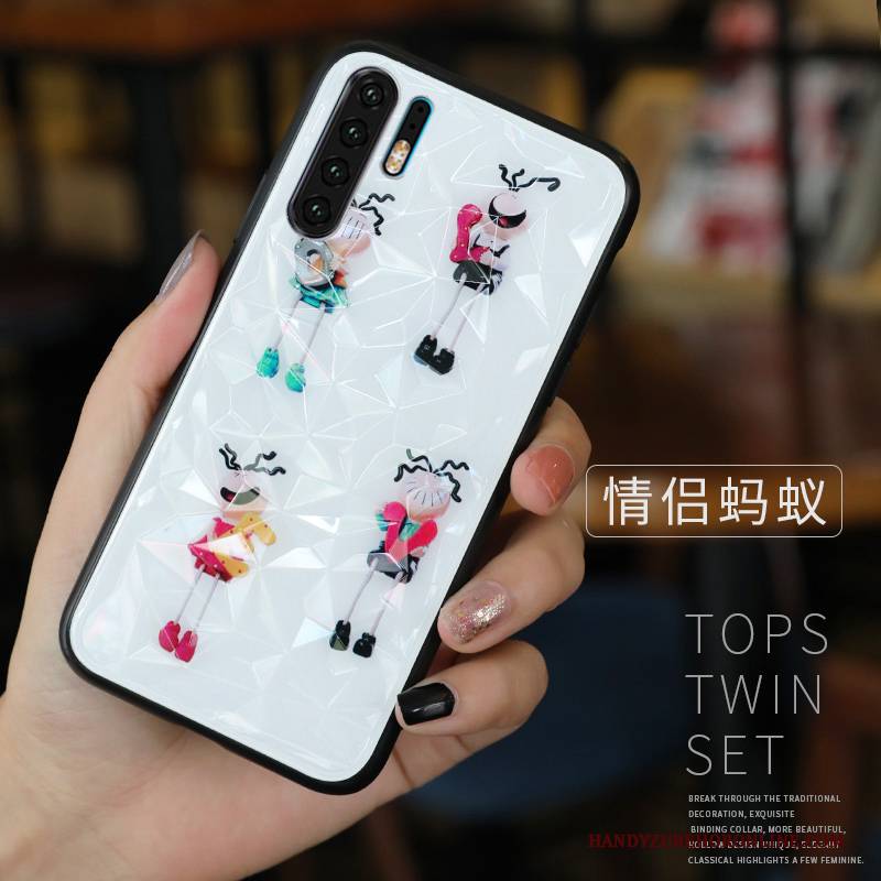 Hülle Huawei P30 Pro Schutz Persönlichkeit Hängende Verzierungen, Case Huawei P30 Pro Weiche Trend Nette