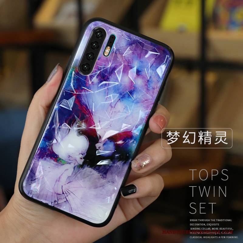 Hülle Huawei P30 Pro Schutz Persönlichkeit Hängende Verzierungen, Case Huawei P30 Pro Weiche Trend Nette