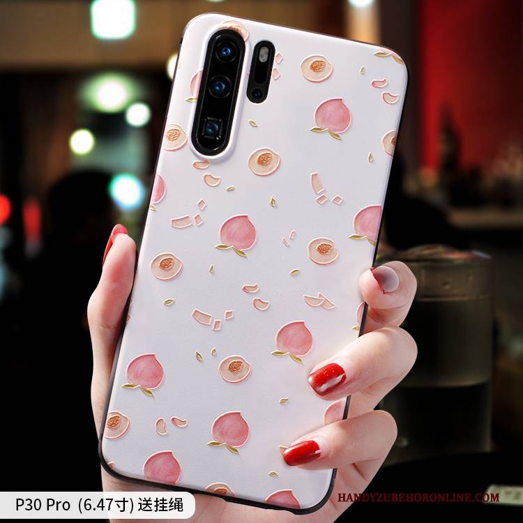 Hülle Huawei P30 Pro Schutz Schlank Nubuck, Case Huawei P30 Pro Silikon Handyhüllen Trendmarke