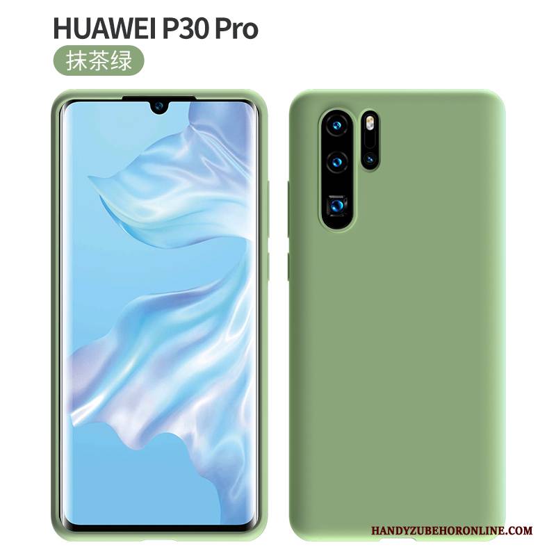 Hülle Huawei P30 Pro Silikon Einfarbig Handyhüllen, Case Huawei P30 Pro Weiche Neu Trendmarke