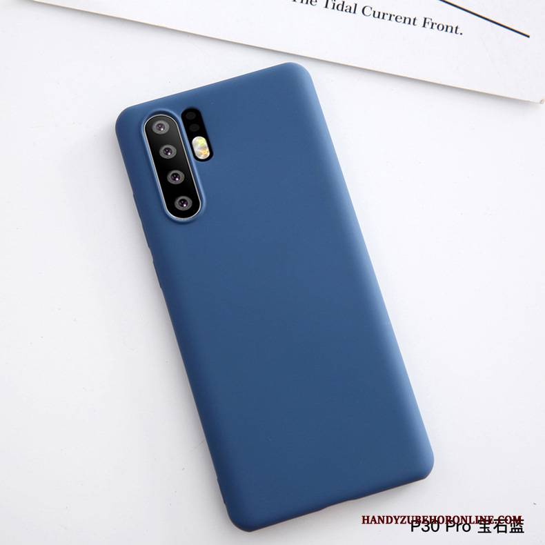 Hülle Huawei P30 Pro Taschen Handyhüllen Anti-sturz, Case Huawei P30 Pro Silikon Rot Schlank