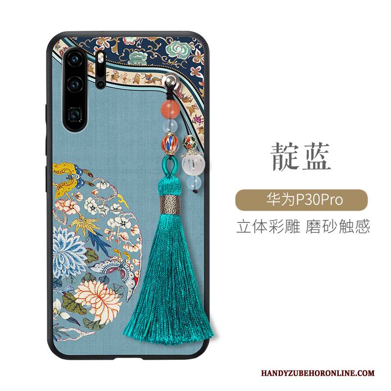 Hülle Huawei P30 Pro Taschen Schwer Schlank, Case Huawei P30 Pro Silikon Anti-sturz Chinesische Art