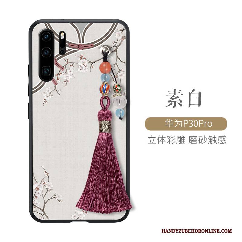 Hülle Huawei P30 Pro Taschen Schwer Schlank, Case Huawei P30 Pro Silikon Anti-sturz Chinesische Art