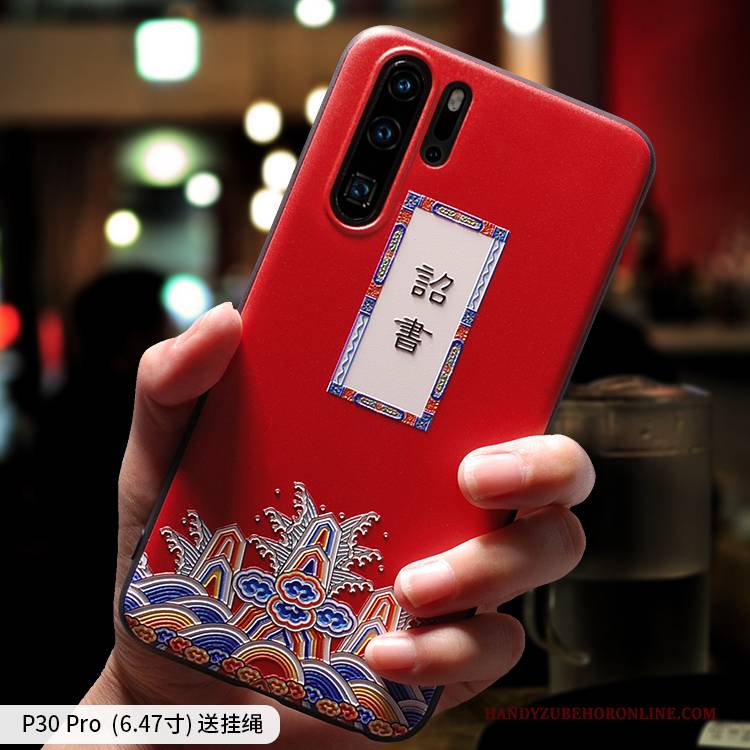 Hülle Huawei P30 Pro Weiche Trend Hängende Verzierungen, Case Huawei P30 Pro Taschen Gelb Schlank