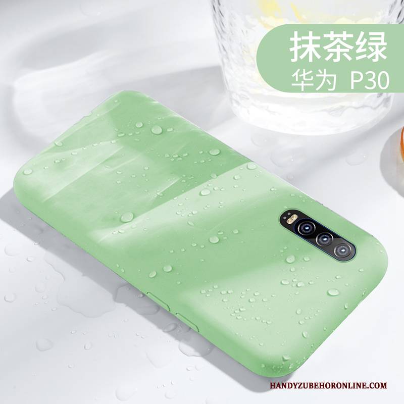 Hülle Huawei P30 Schutz Einfarbig Anti-sturz, Case Huawei P30 Taschen Liebhaber Einfach