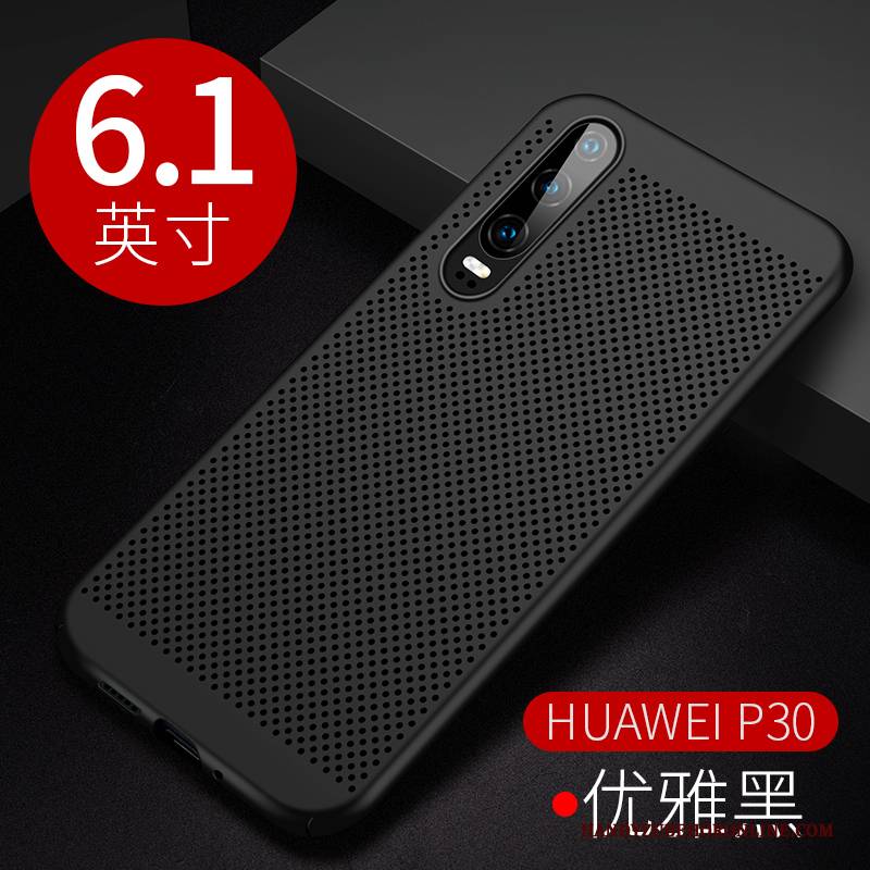 Hülle Huawei P30 Schutz Gold Handyhüllen, Case Huawei P30 Atmungsaktiv Schlank