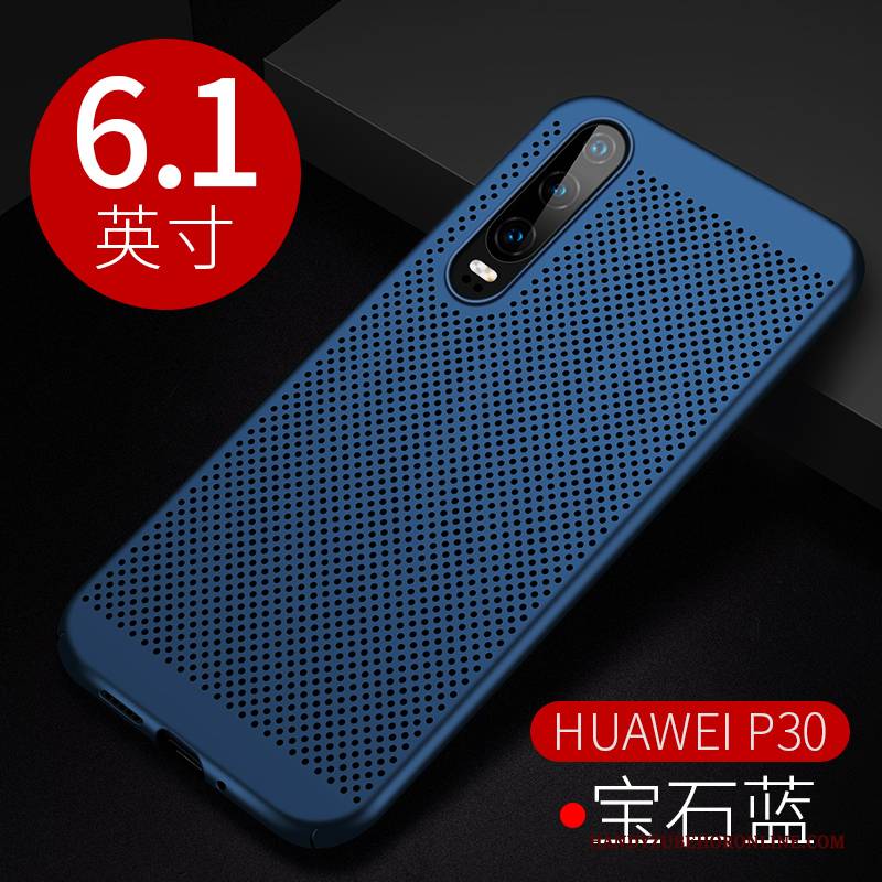 Hülle Huawei P30 Schutz Gold Handyhüllen, Case Huawei P30 Atmungsaktiv Schlank