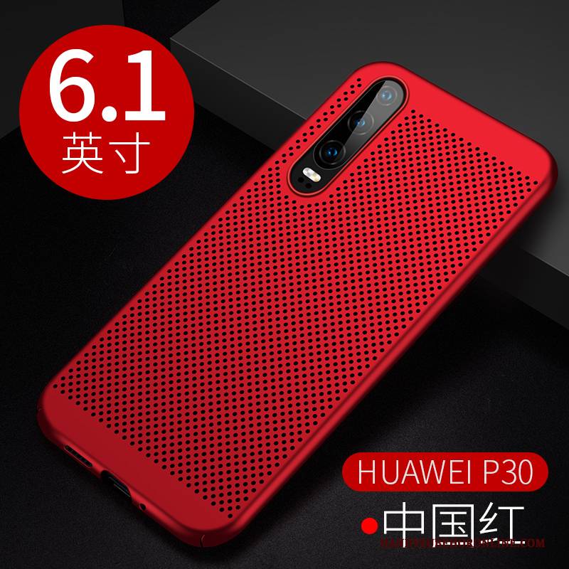 Hülle Huawei P30 Schutz Gold Handyhüllen, Case Huawei P30 Atmungsaktiv Schlank