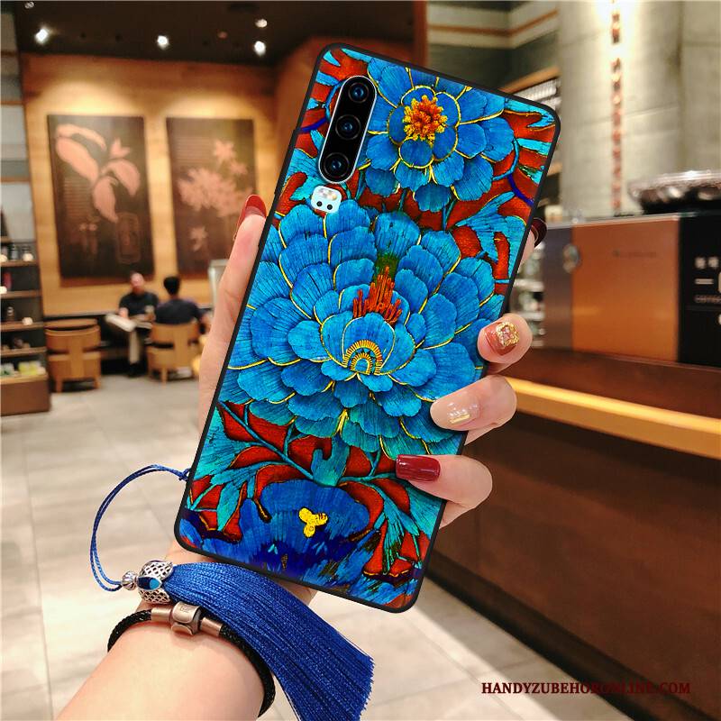 Hülle Huawei P30 Schutz Handyhüllen Anti-sturz, Case Huawei P30 Taschen Wind Licht