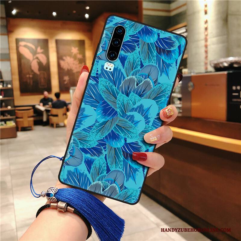 Hülle Huawei P30 Schutz Handyhüllen Anti-sturz, Case Huawei P30 Taschen Wind Licht