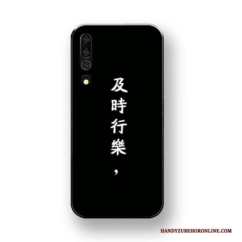 Hülle Huawei P30 Schutz Handyhüllen Schwarz, Case Huawei P30 Weiche