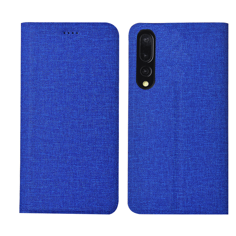 Hülle Huawei P30 Silikon Handyhüllen Neu, Case Huawei P30 Folio Anti-sturz Blau