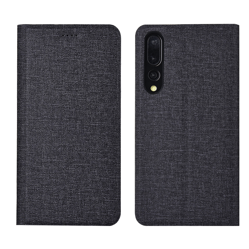 Hülle Huawei P30 Silikon Handyhüllen Neu, Case Huawei P30 Folio Anti-sturz Blau