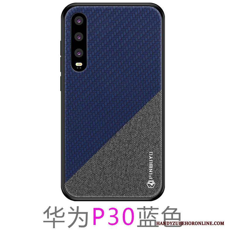 Hülle Huawei P30 Silikon Nubuck High-end, Case Huawei P30 Schutz Liebhaber Rot