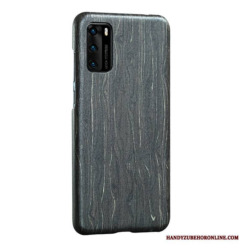 Hülle Huawei P40 Aus Holz Handyhüllen Fühlen, Case Huawei P40 Schutz Braun Schlank