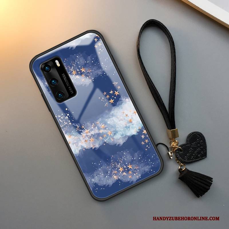 Hülle Huawei P40 Kreativ Mini Frisch, Case Huawei P40 Taschen Sternenhimmel Persönlichkeit