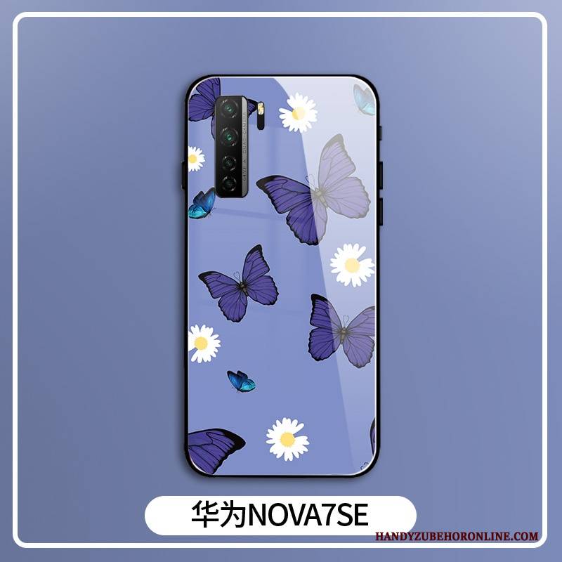 Hülle Huawei P40 Lite 5g Silikon Handyhüllen Schmetterling, Case Huawei P40 Lite 5g Schutz Einfach Frisch