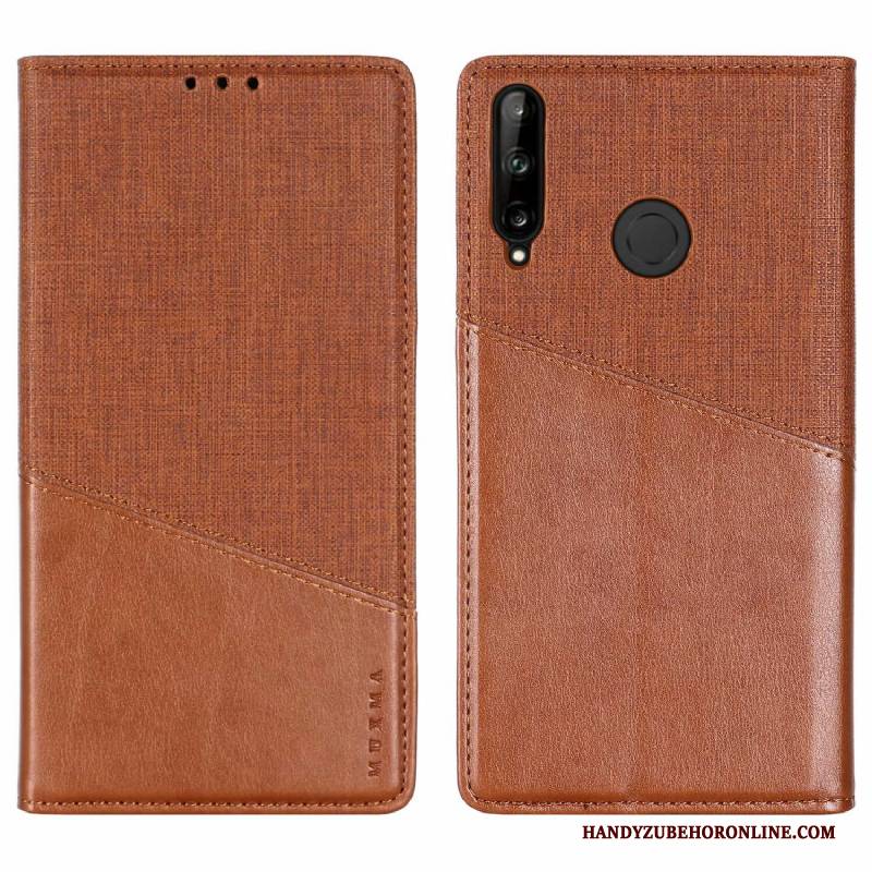 Hülle Huawei P40 Lite E Folio Handyhüllen Blau, Case Huawei P40 Lite E Geldbörse