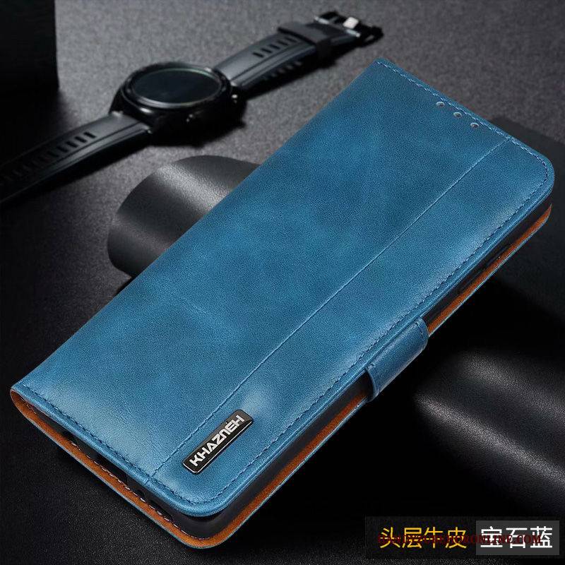 Hülle Huawei P40 Lite E Schutz Blau Handyhüllen, Case Huawei P40 Lite E Taschen