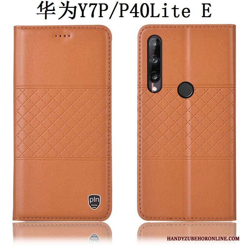 Hülle Huawei P40 Lite E Schutz Handyhüllen Blau, Case Huawei P40 Lite E Lederhülle Anti-sturz