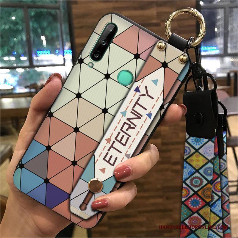 Hülle Huawei P40 Lite E Weiche Chinesische Art Gelb, Case Huawei P40 Lite E Halterung Wind Trend