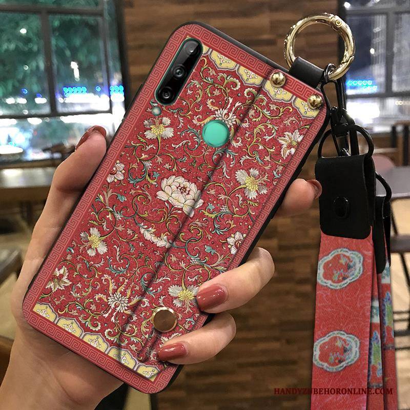 Hülle Huawei P40 Lite E Weiche Chinesische Art Gelb, Case Huawei P40 Lite E Halterung Wind Trend