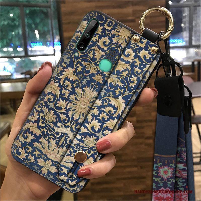 Hülle Huawei P40 Lite E Weiche Chinesische Art Gelb, Case Huawei P40 Lite E Halterung Wind Trend