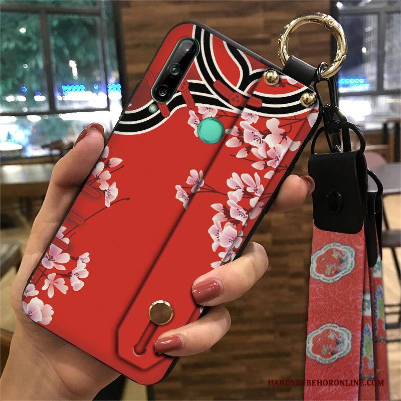 Hülle Huawei P40 Lite E Weiche Chinesische Art Gelb, Case Huawei P40 Lite E Halterung Wind Trend