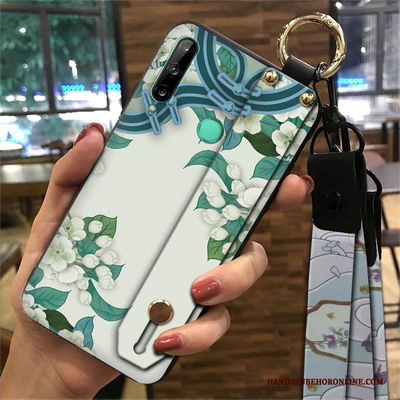 Hülle Huawei P40 Lite E Weiche Chinesische Art Gelb, Case Huawei P40 Lite E Halterung Wind Trend